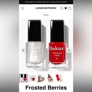 LONDONTOWN Frosted Berries Duo Nail Polish